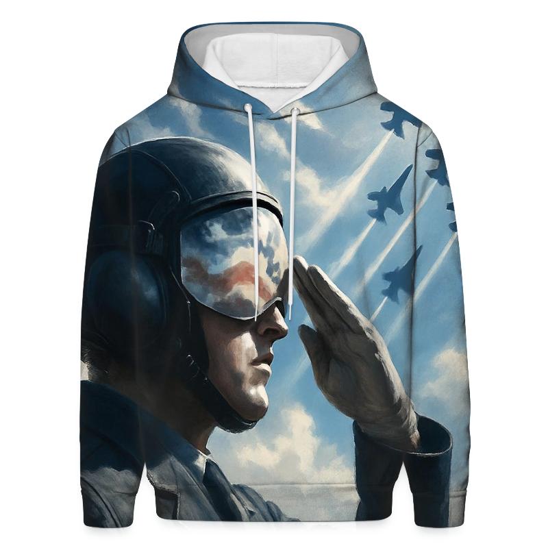 Skyborne Salute Above The Clouds lightweight hoodies