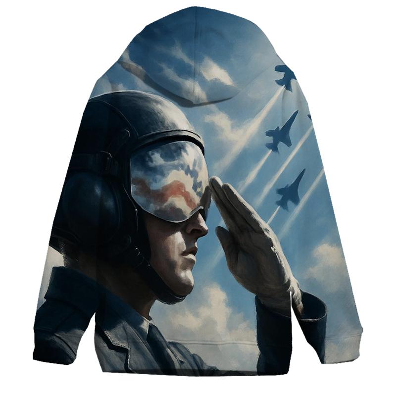 Skyborne Salute Above The Clouds lightweight hoodies
