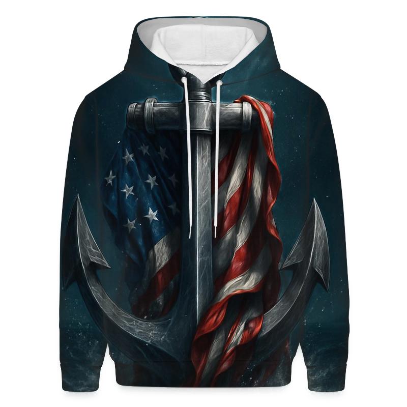 Ocean Steel And Stripes hoodie styles
