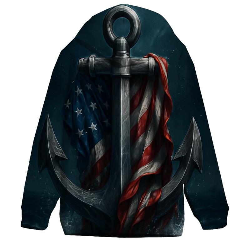 Ocean Steel And Stripes hoodie styles