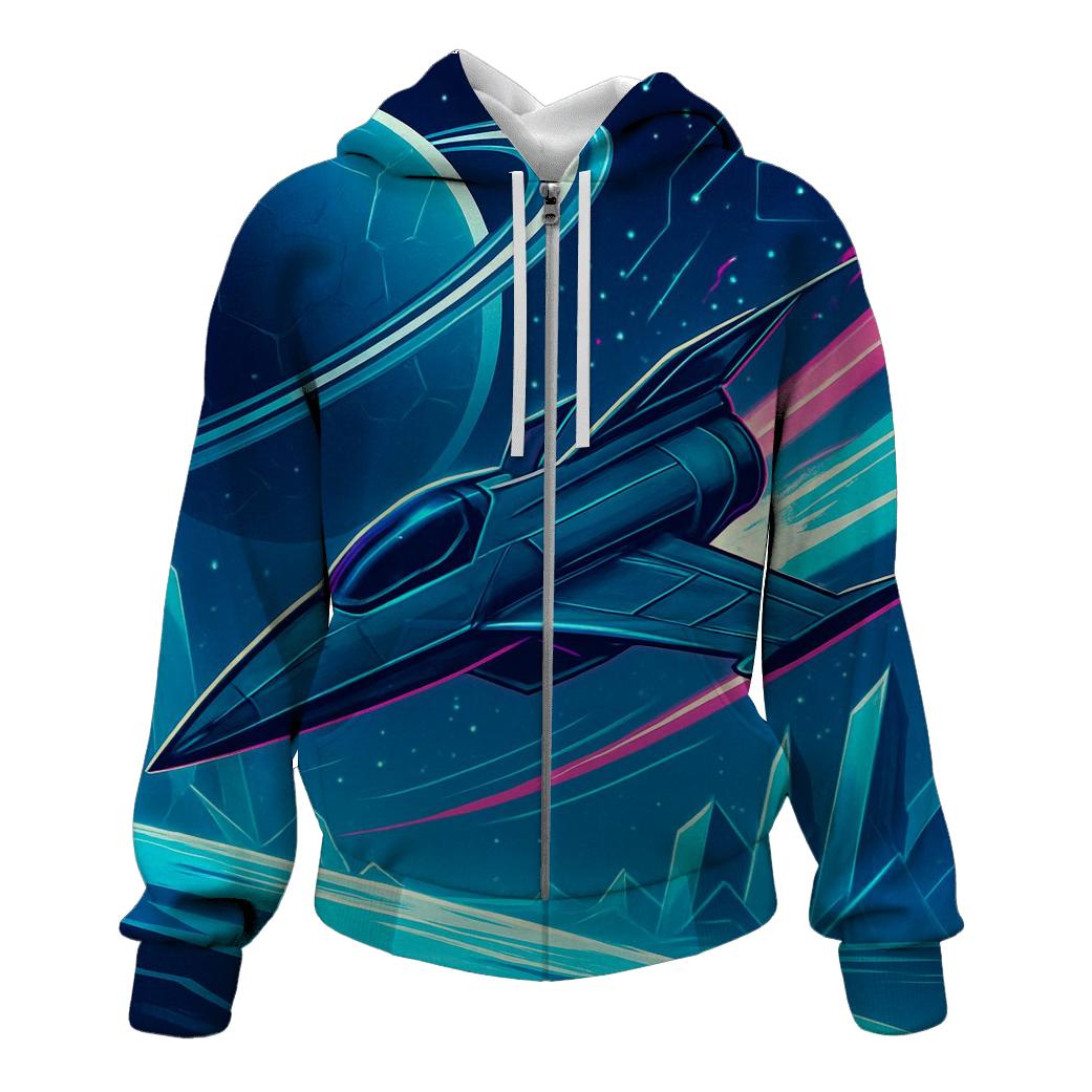 Aurora Engine Over The Ice Moon hoodie designs