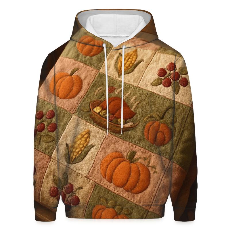 Pilgrim Patchwork Harvest Quilt pullover hoodies