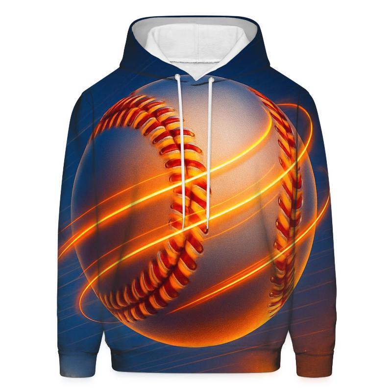 Sunset Seam Spiral Orbit embroidered hoodies