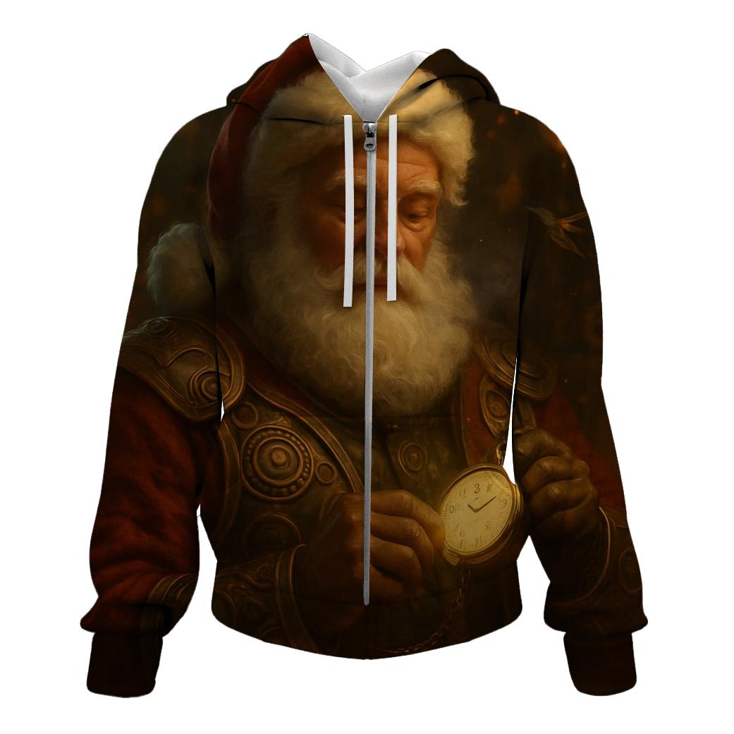 North Pole Workshop Clockwork Santa premium hoodies