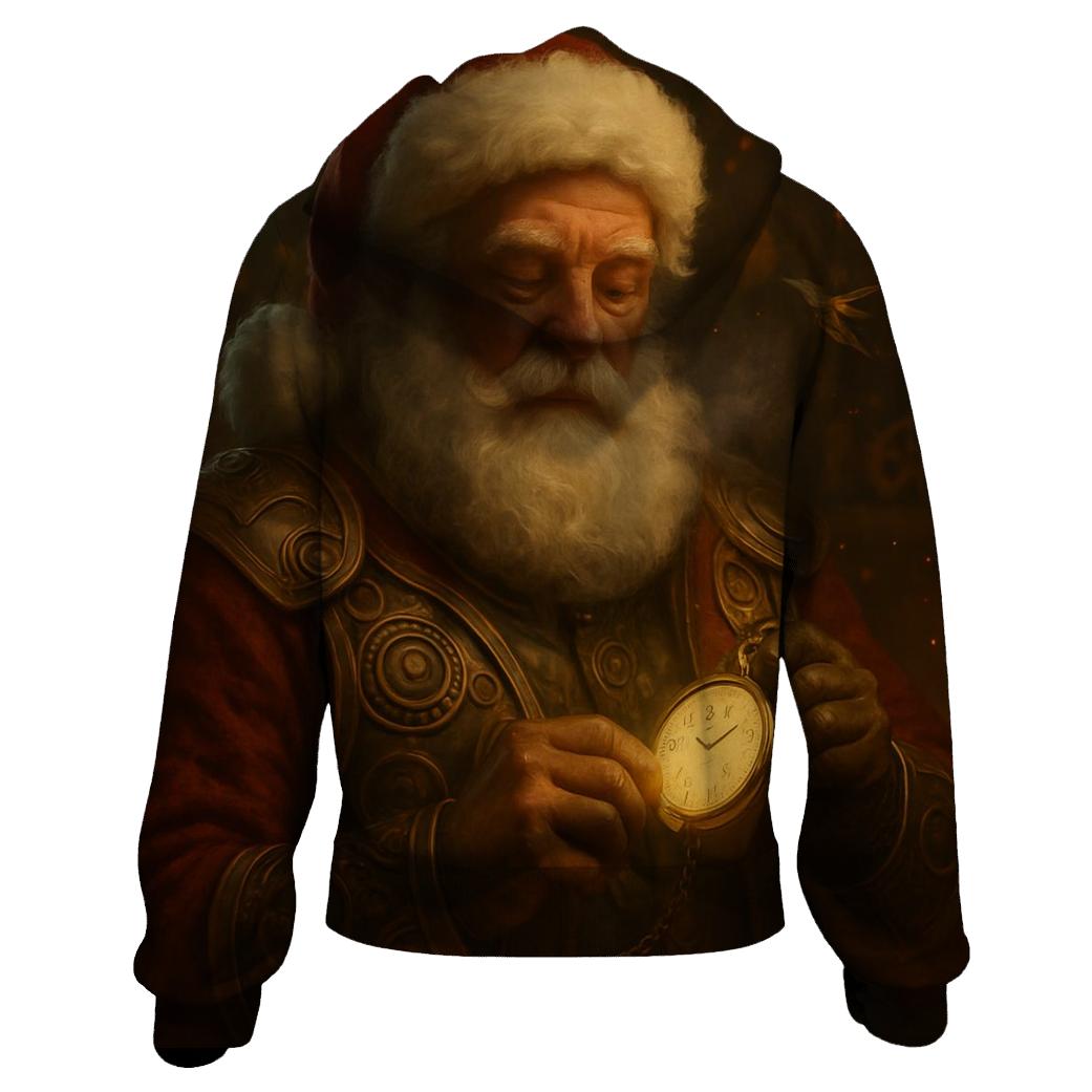 North Pole Workshop Clockwork Santa premium hoodies