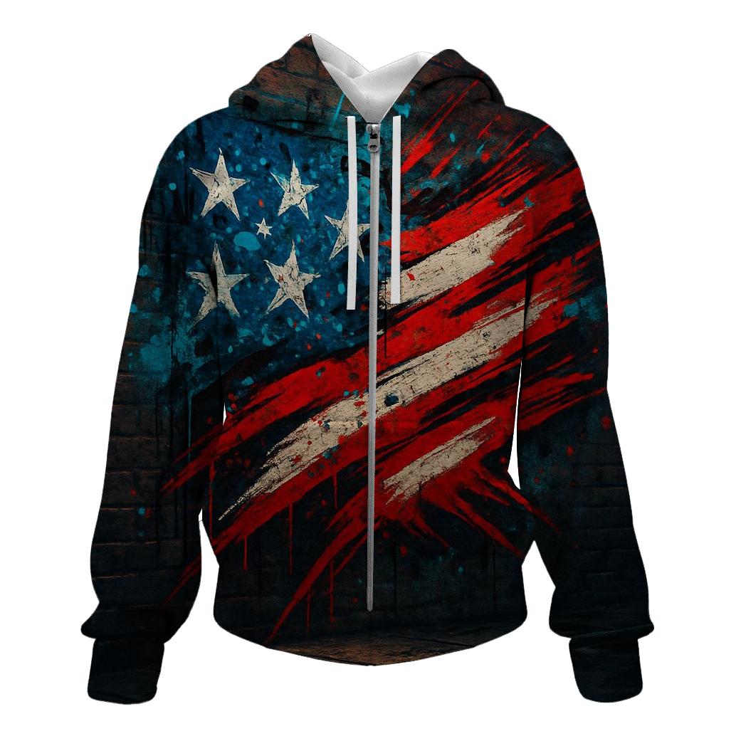 Graffiti Alley Starburst Banner premium hoodies