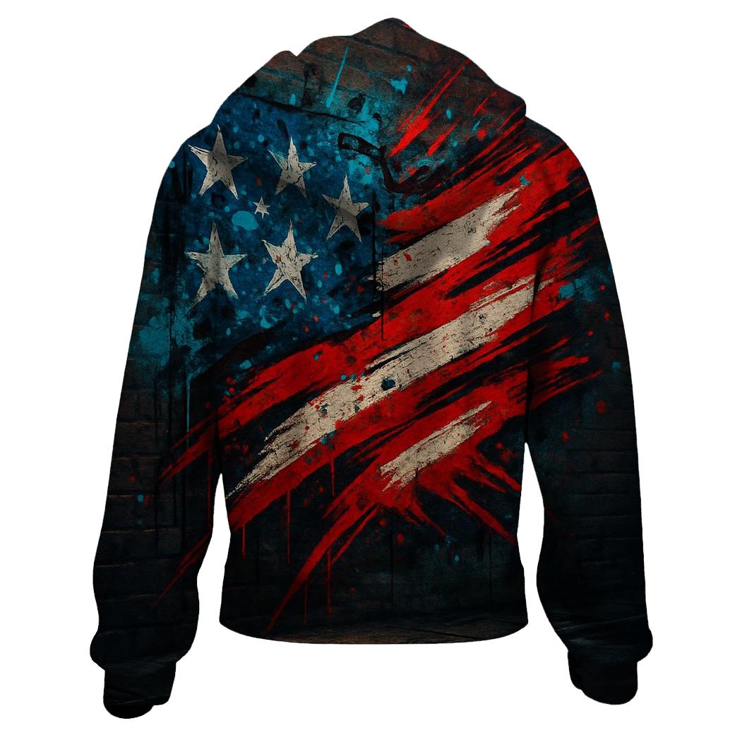 Graffiti Alley Starburst Banner premium hoodies