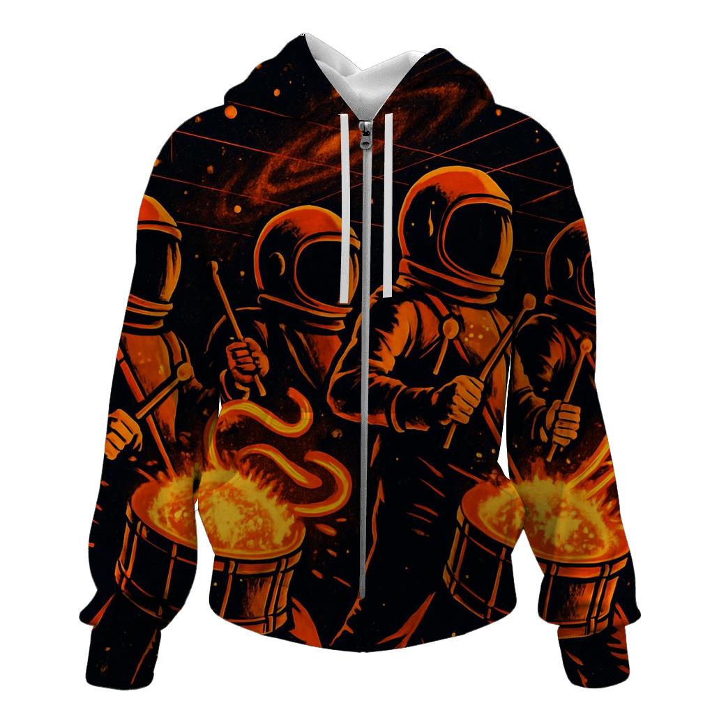 Solar Flare Drumline heavyweight hoodies