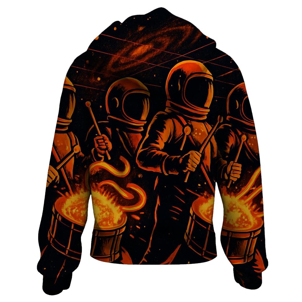 Solar Flare Drumline heavyweight hoodies