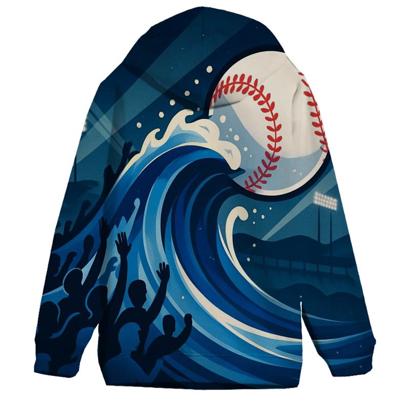 Midnight Rally Wave premium hoodies