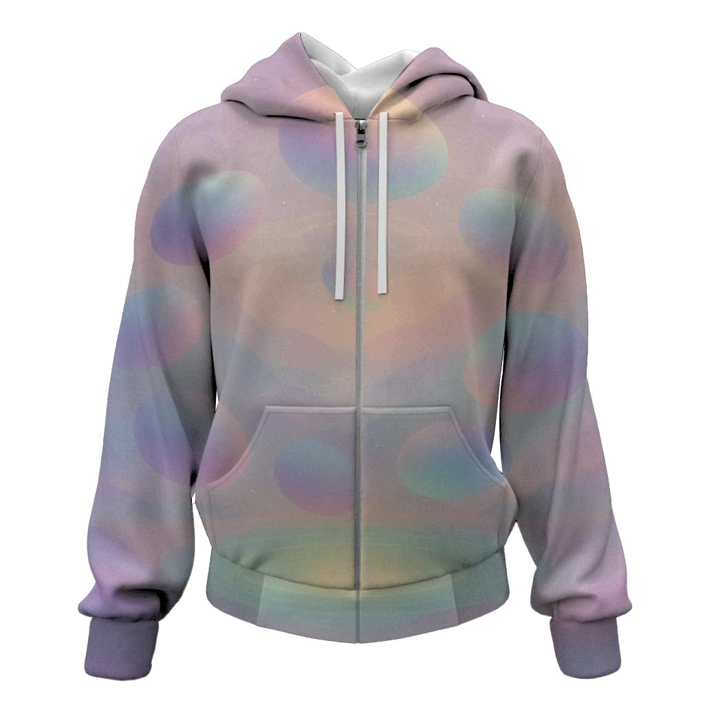 Pastel Gravity Garden heavyweight hoodies