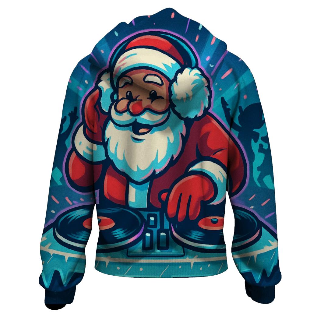 Santa DJ At The Arctic Vinyl Party hoodies fashion