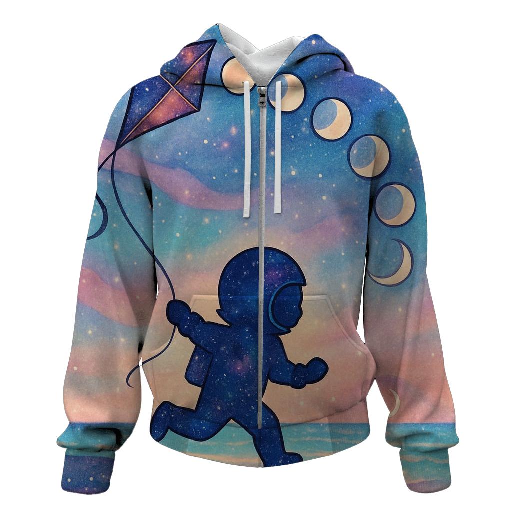 Moon Phase Kite Festival designer hoodies
