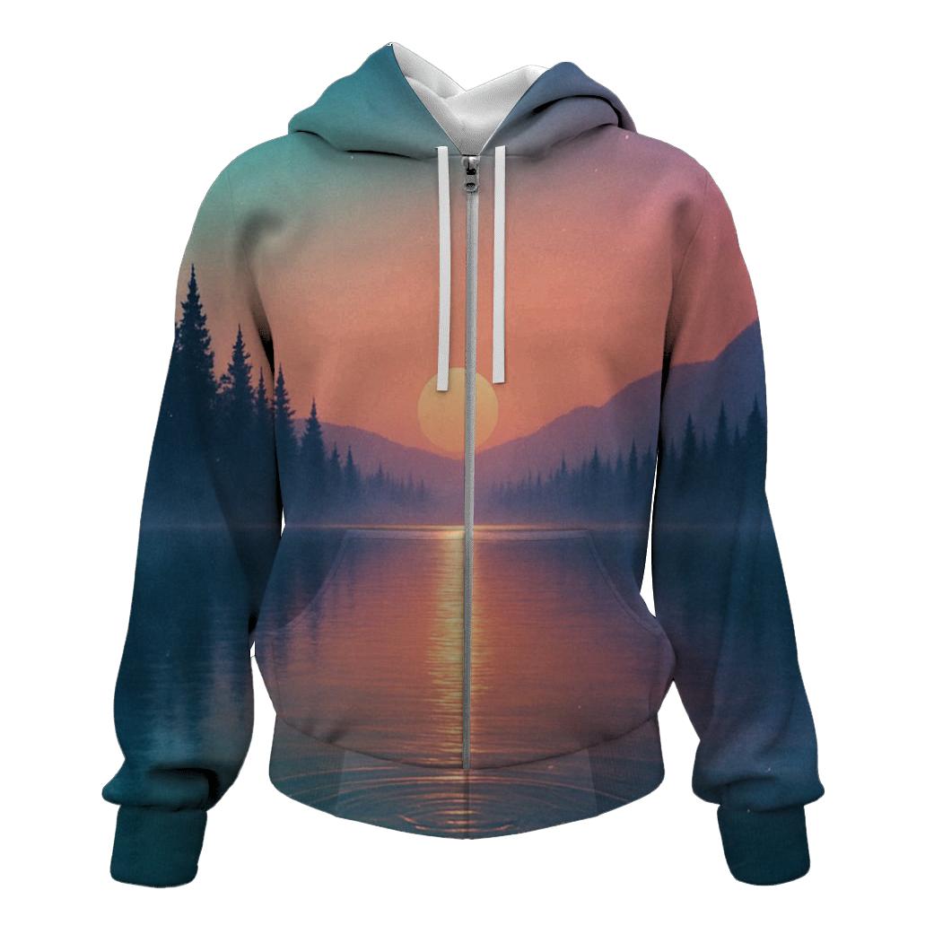 Aurora Of The Quiet Lake hoodies fashion