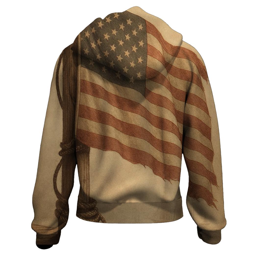 Vintage Harbor Signal Cloth embroidered hoodies