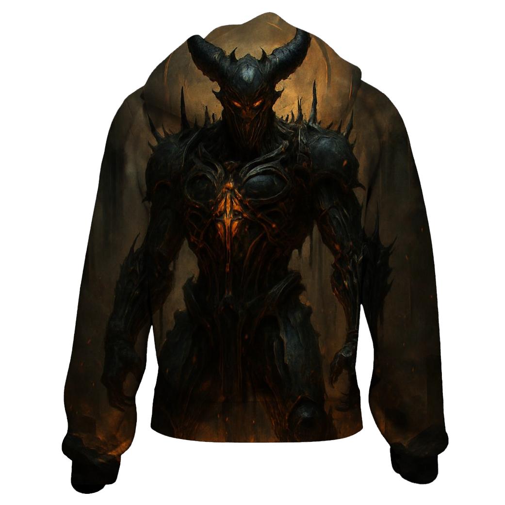Lava Veins Of The Cathedral Beast embroidered hoodies