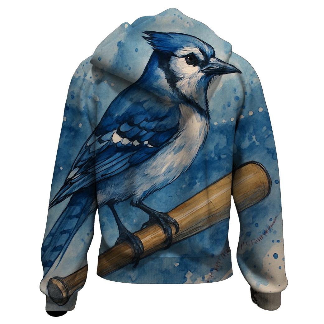 Blue Jays Moonlit Bat Perch graphic hoodies