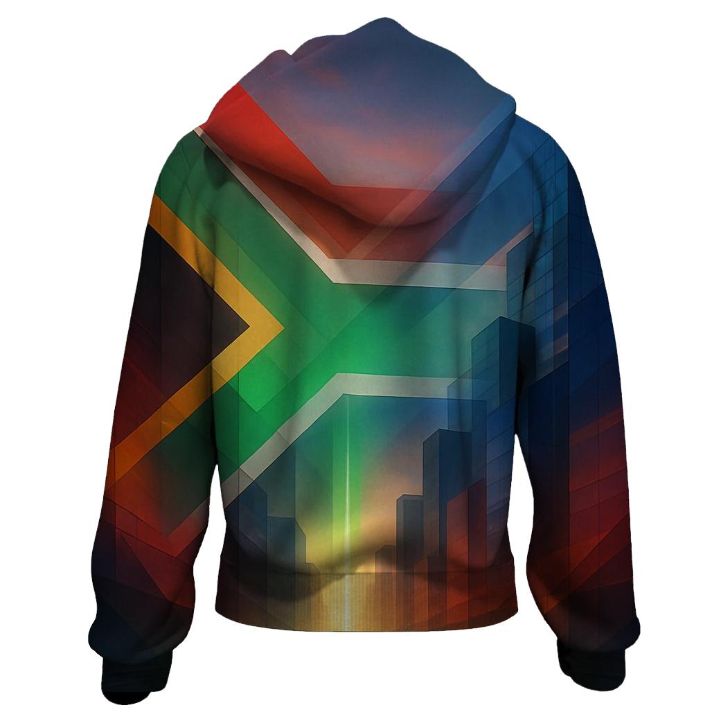 South Africa Prism Skyline Reinterpretation hoodie styles