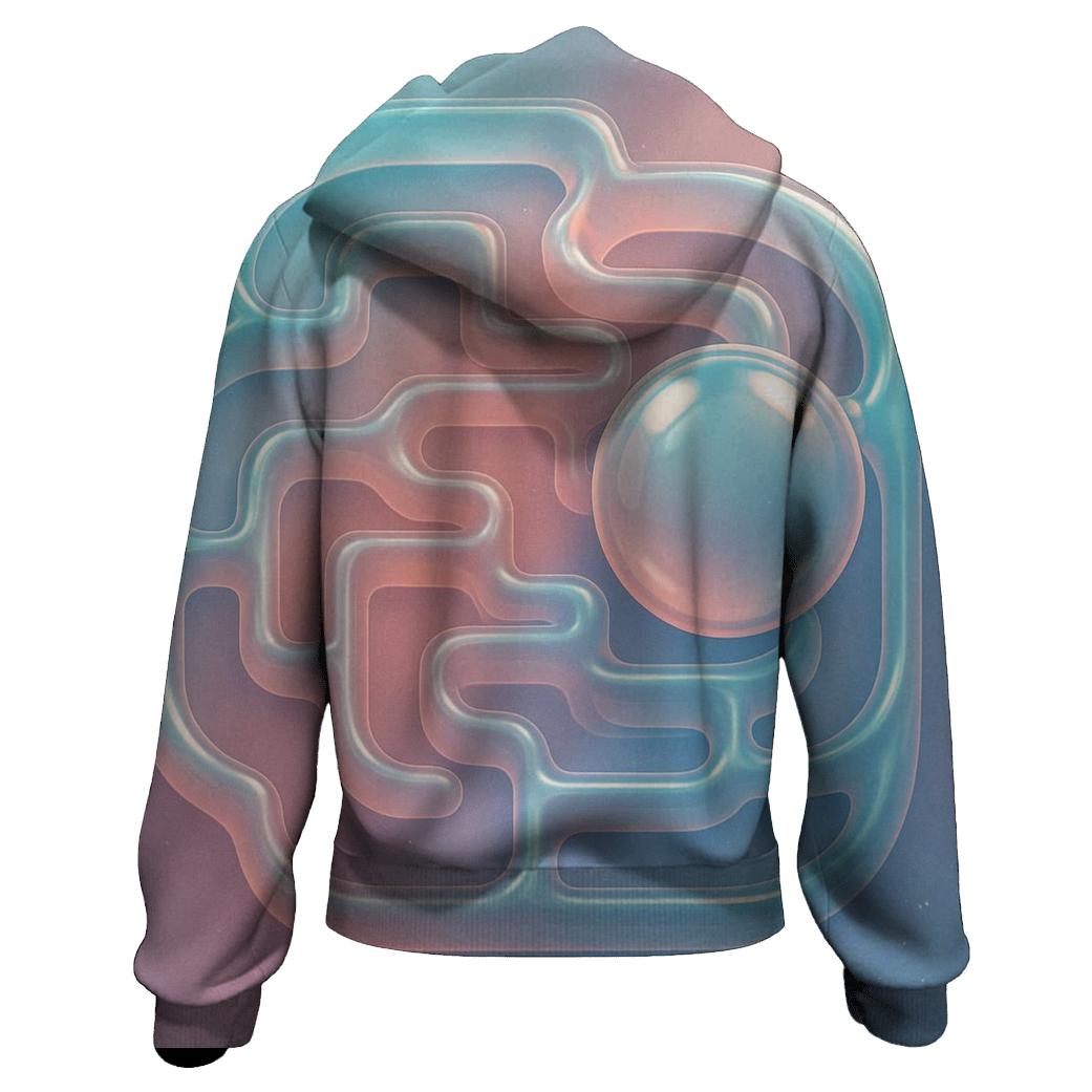 Celestial Bubble Labyrinth designer hoodies