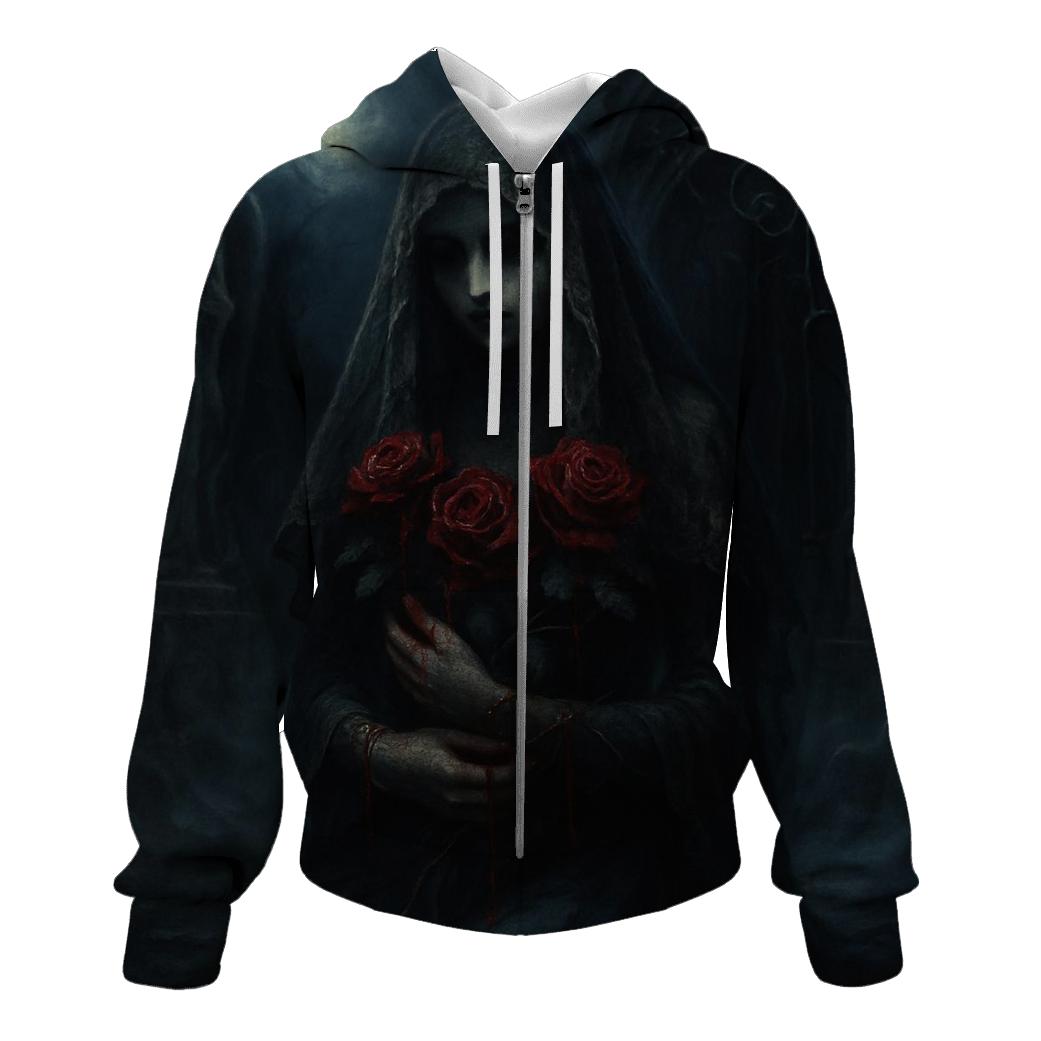 Bride Of The Black Thorn Bloom graphic hoodies