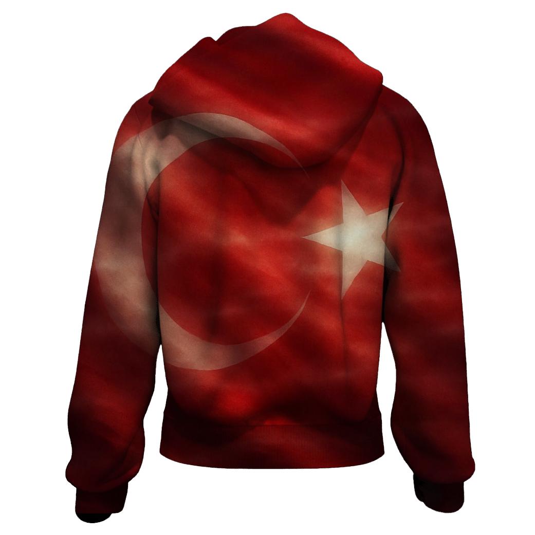 Turkey Sky Mirror Crescent Drift hoodie styles