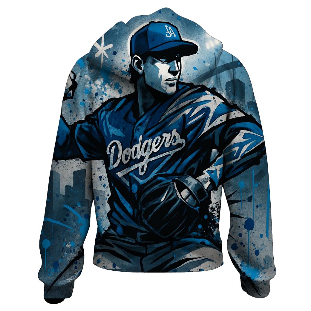 Palm Shadow Night Pitch graphic hoodies