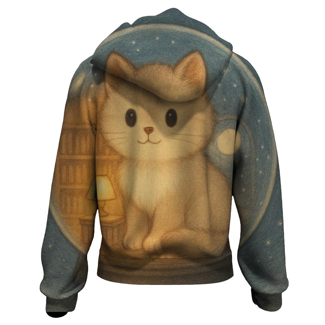 Snowglobe Library Kitten Dream lightweight hoodies