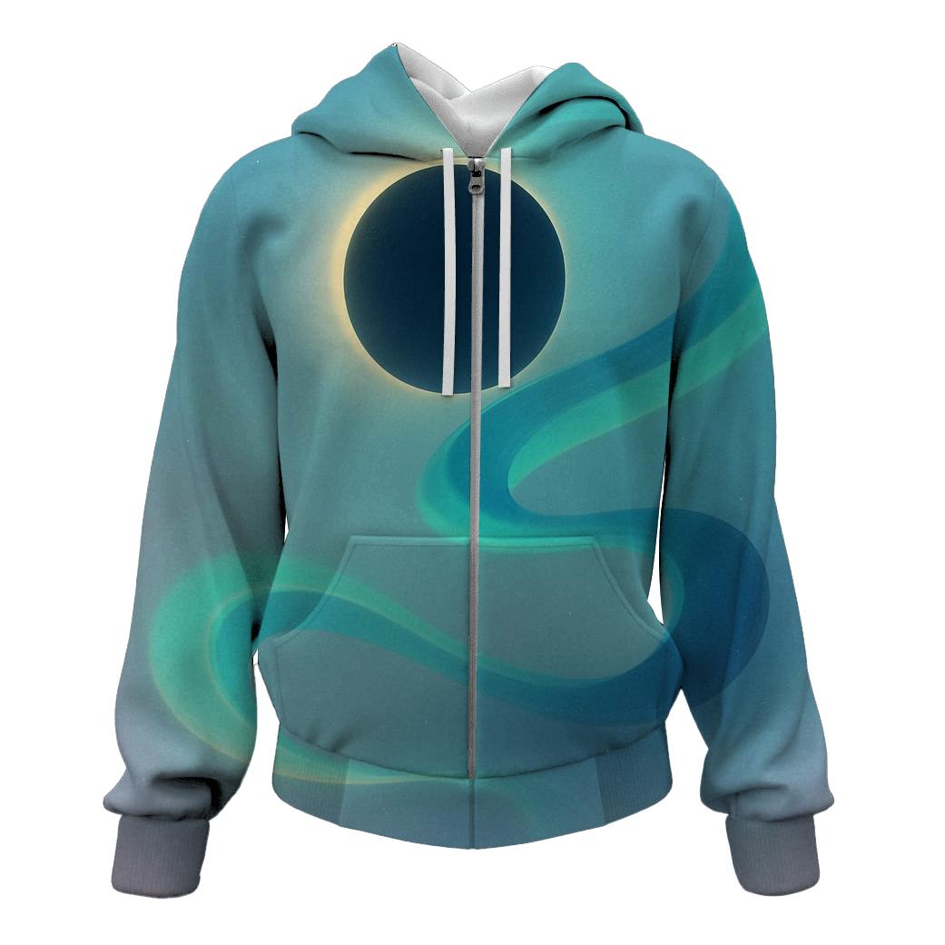 Mint Eclipse Ribbon Kite hoodie designs