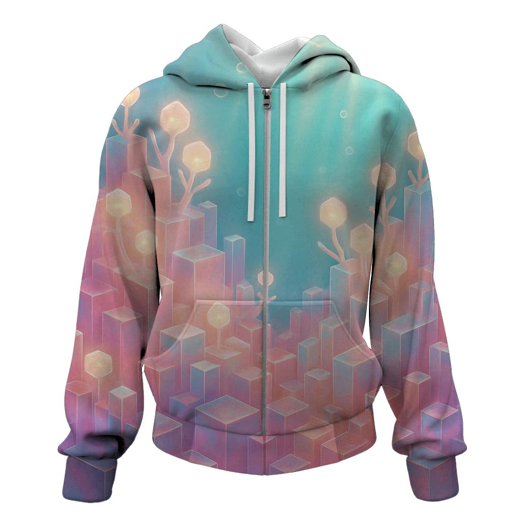 Rose Quartz Data Reef premium hoodies