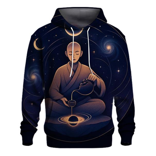 Black Hole Tea Ceremony embroidered hoodies