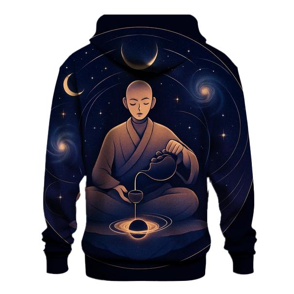 Black Hole Tea Ceremony embroidered hoodies