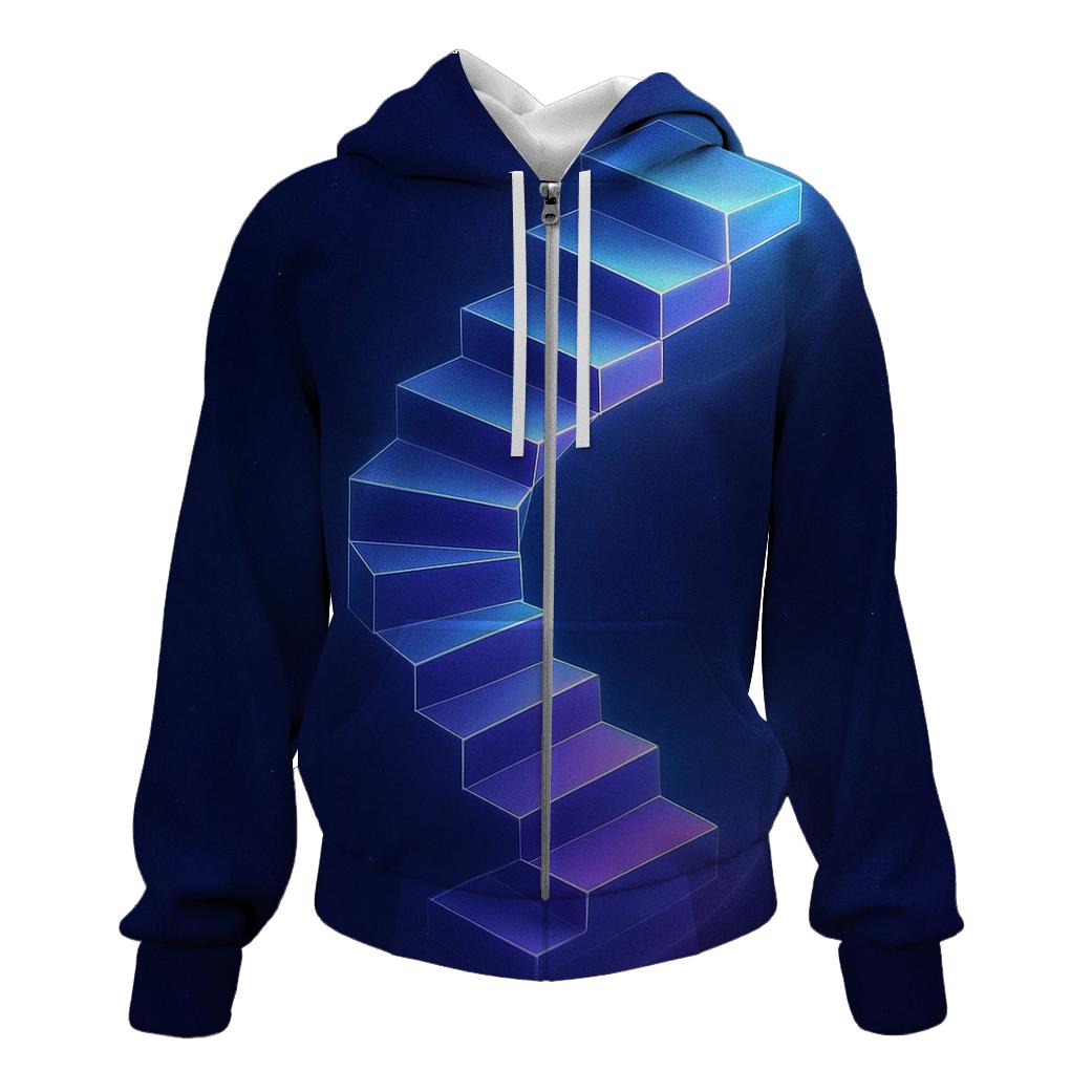 Midnight Prism Stairwell pullover hoodies
