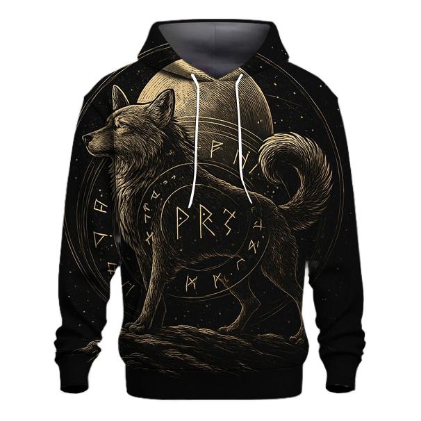 Golden Rune Moonrise designer hoodies