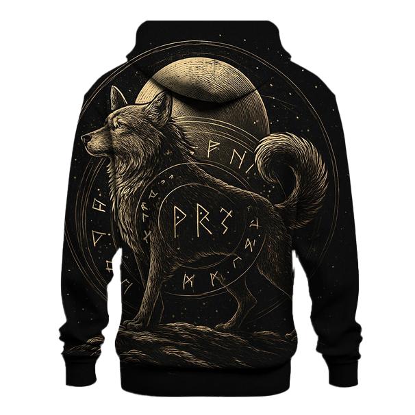 Golden Rune Moonrise designer hoodies