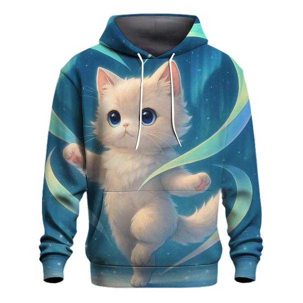 Aurora Ribbon Ballet Kitten premium hoodies