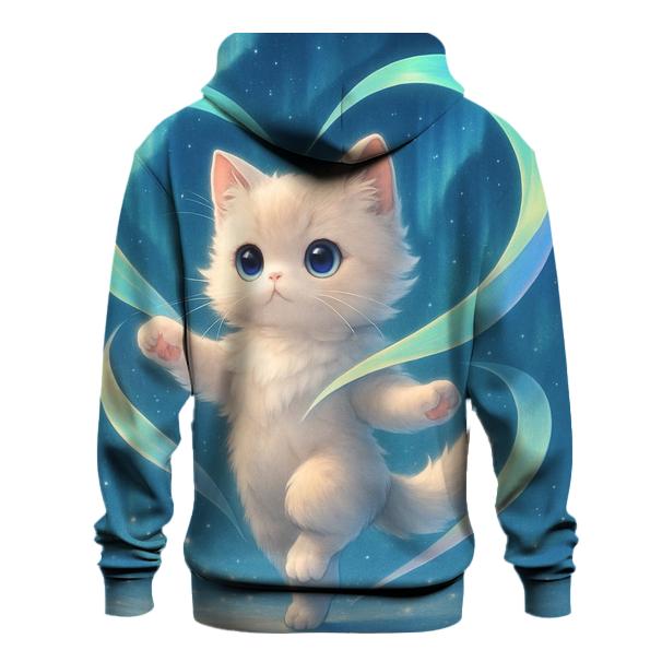 Aurora Ribbon Ballet Kitten premium hoodies