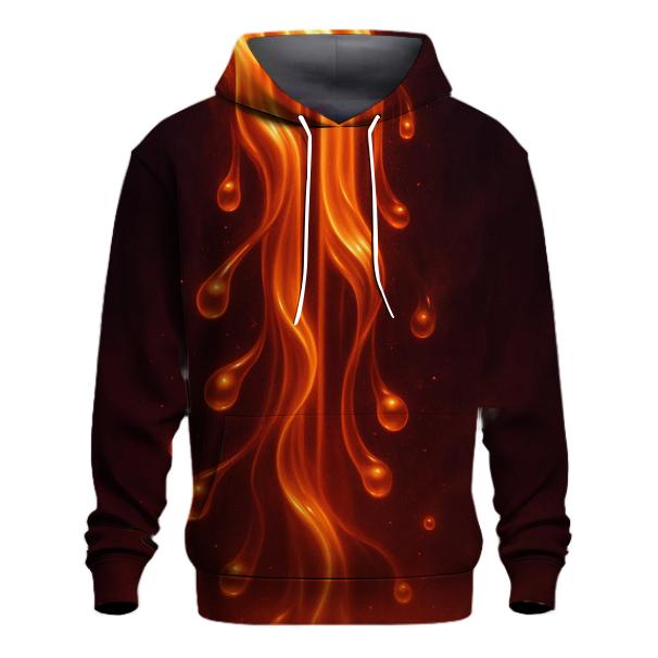 Golden Ember Cascade hoodies fashion