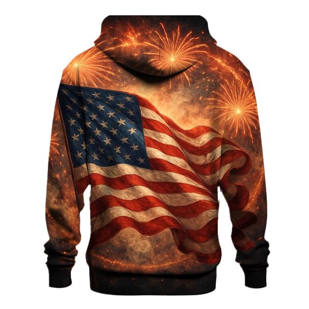 Firework Halo Standard embroidered hoodies