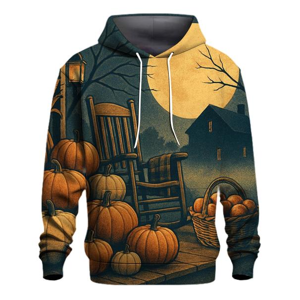Harvest Moon Porch Welcome Scene designer hoodies