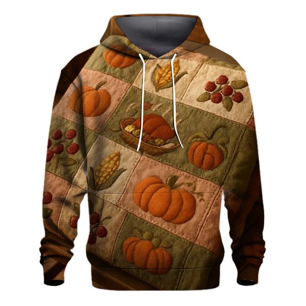 Pilgrim Patchwork Harvest Quilt lightweight hoodies