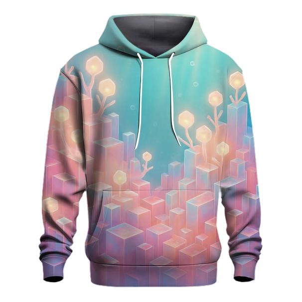 Rose Quartz Data Reef lightweight hoodies