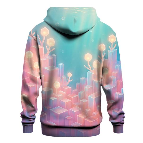 Rose Quartz Data Reef lightweight hoodies