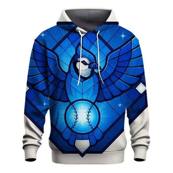 Blue Jays Radiant Wing Diamond embroidered hoodies