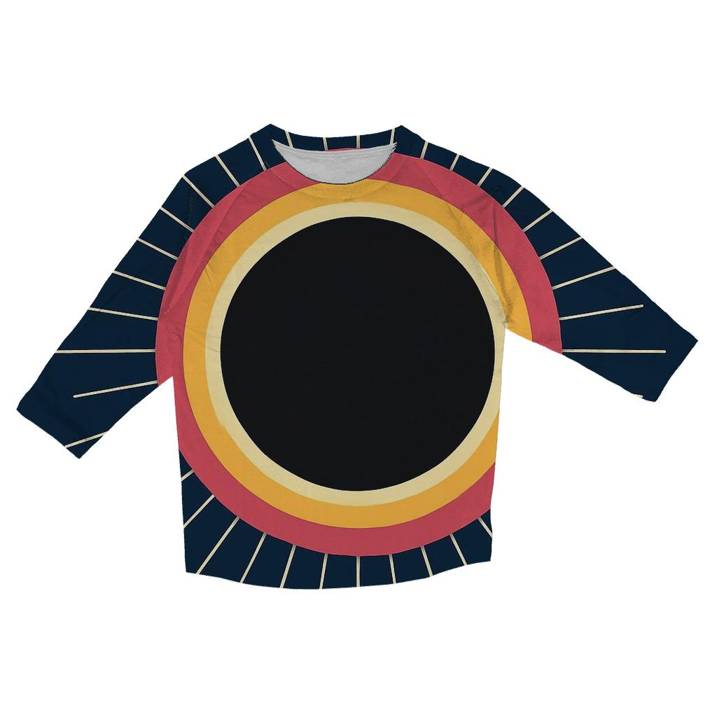 Eclipse Corona Spoke Lattice personalized 3/4 sleeve tees