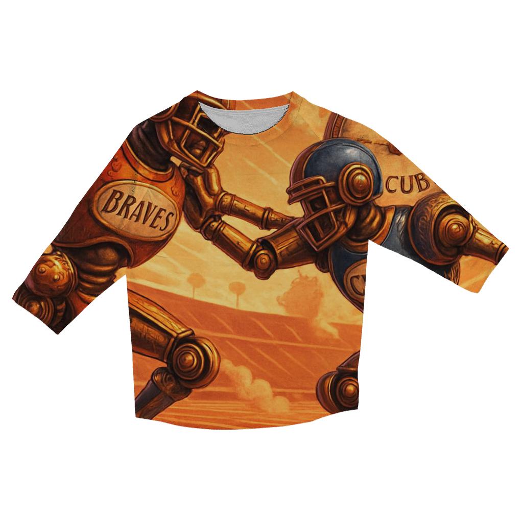 Rivalry Clockwork Field At Dawn fashion 3/4 sleeve shirts