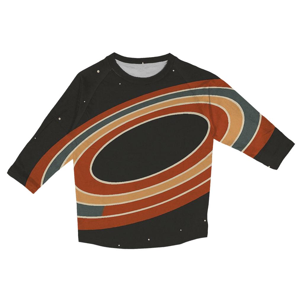 Accretion Belt Stack Offset personalized 3/4 sleeve tees