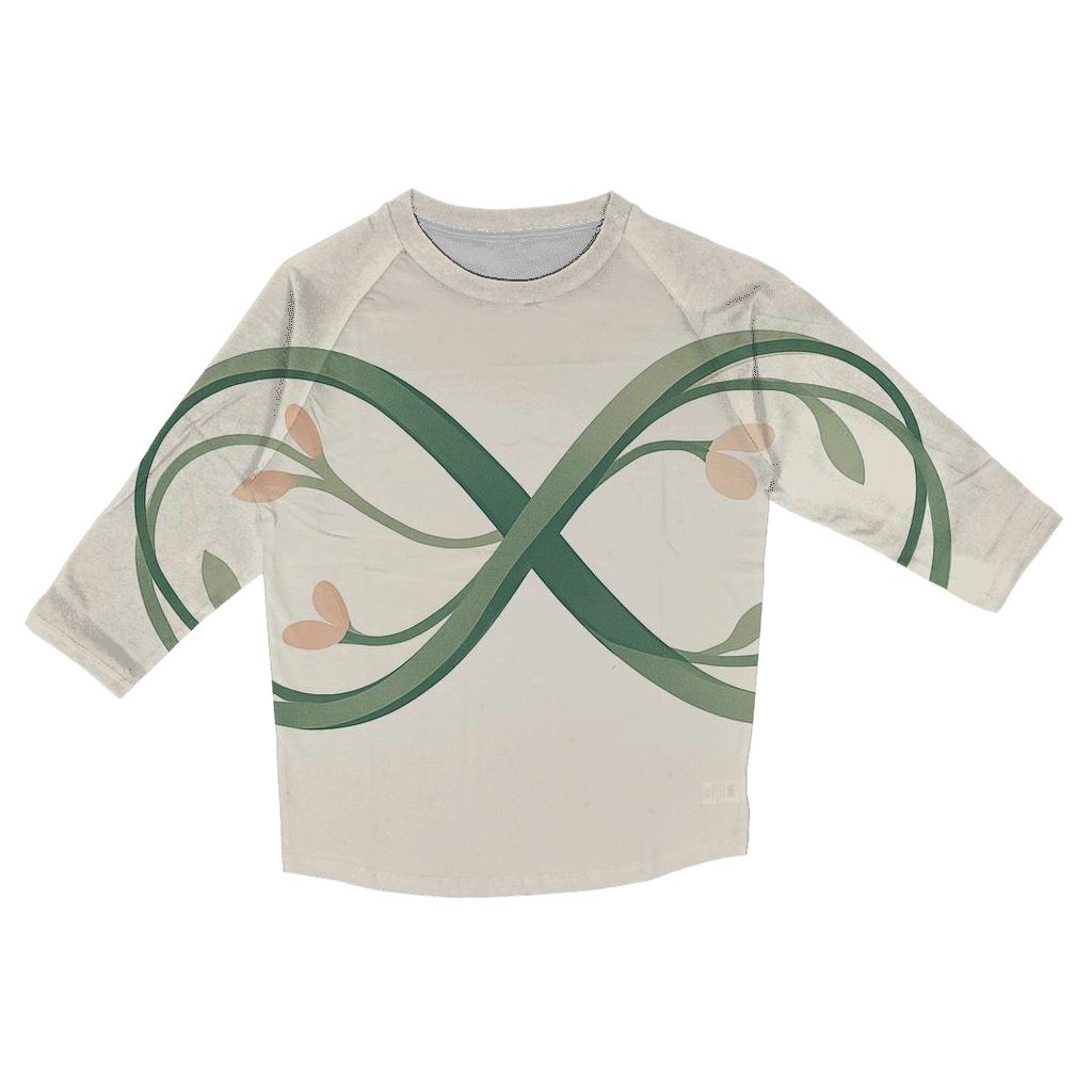 Infinite Loop Garden fashion 3/4 sleeve shirts
