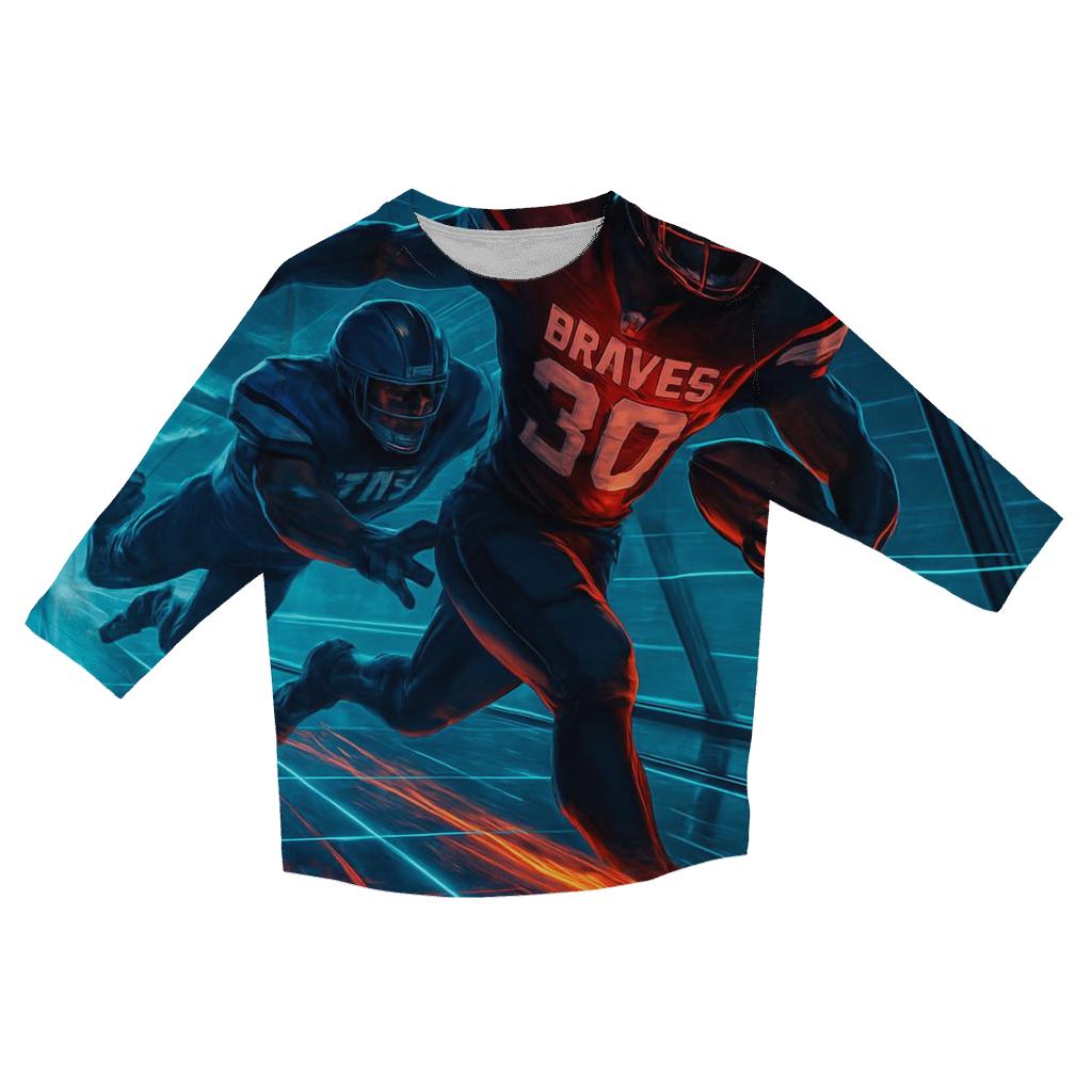 Skybridge Tackle Above The City personalized 3/4 sleeve tees