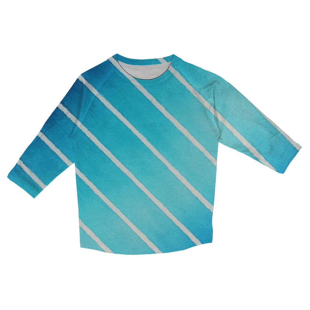 Arashi Comet Tail Diagonals personalized 3/4 sleeve tees
