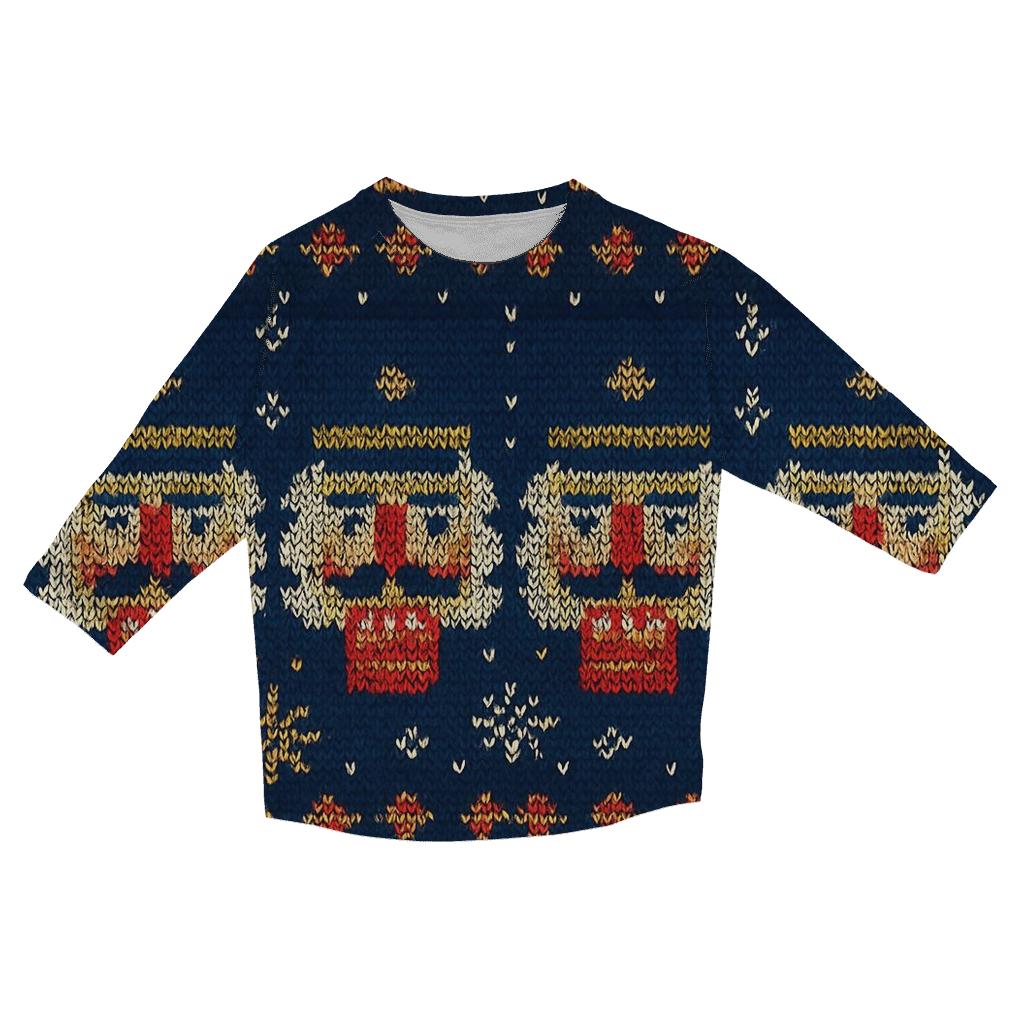 Nutcracker Galaxy Guard Parade Design trendy 3/4 sleeve tops